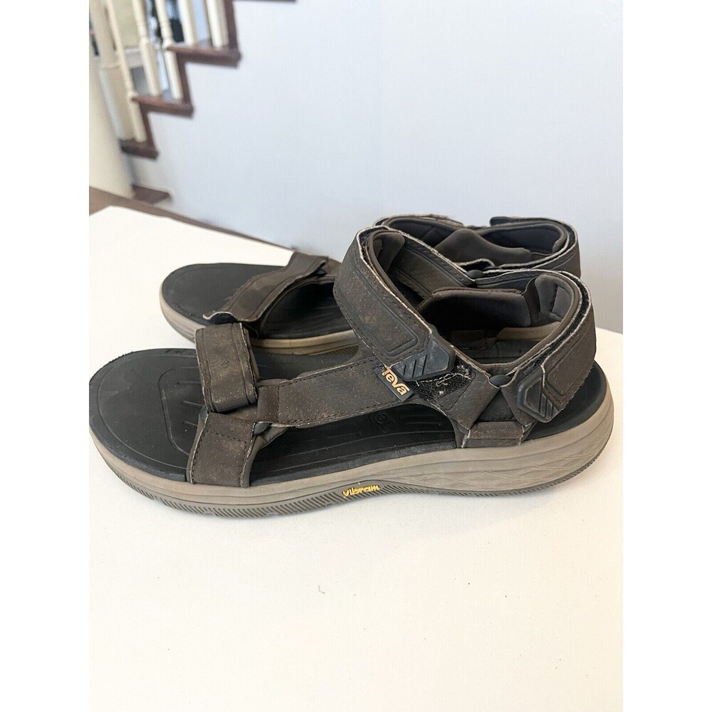 TEVA MEN STRATA UNIVERSAL TURKISH COFFEE SPORTS SANDALS Us 13 Leather Hiking